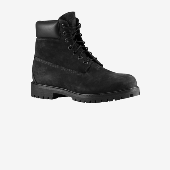 Timberland 6" Premium Waterproof Boots - Men's Black Nubuck - Picture 6 of 14